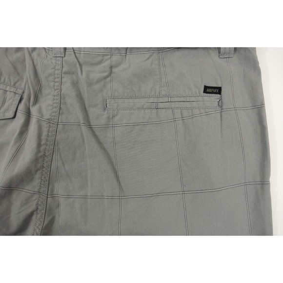 Amplify Vesper Shorts Men 36 Pockets Belted Cotton Polyester Gray Flat Front - Picture 9 of 9